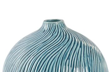 VASE CERAMIQUE 20X20X20 BLEU JR191199 2