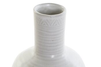 VASE CERAMIQUE 13,5X13,5X20,5 BLANC JR191271 2