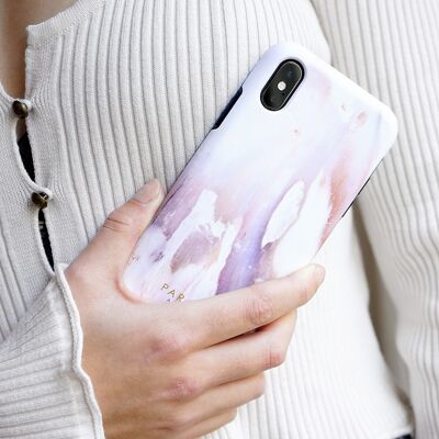 Custodia per telefono al quarzo rosa - iPhone XS Max (opaca)
