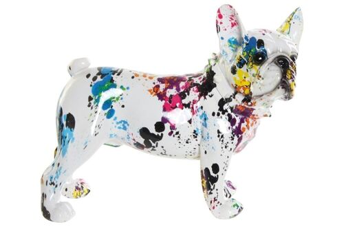 FIGURA RESINA 24X11X20 BULLDOG MULTICOLOR RF177246