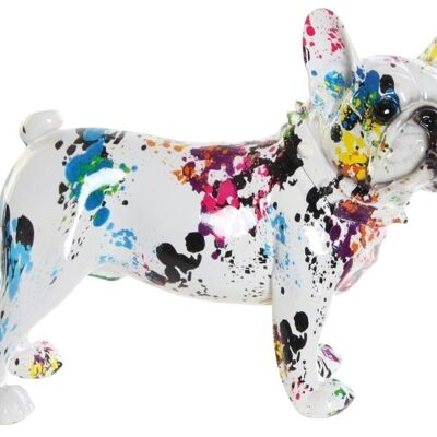 FIGURA RESINA 24X11X20 BULLDOG MULTICOLOR RF177246