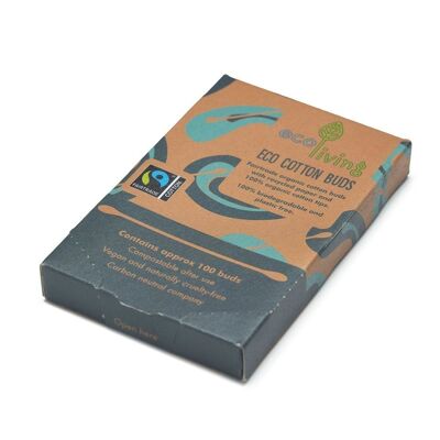 Bastoncini di cotone biologico Fairtrade (misto FSC 70%)