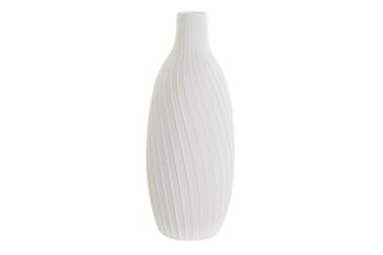 VASE CERAMIQUE 8X8X19,5 BLANC JR191328 1