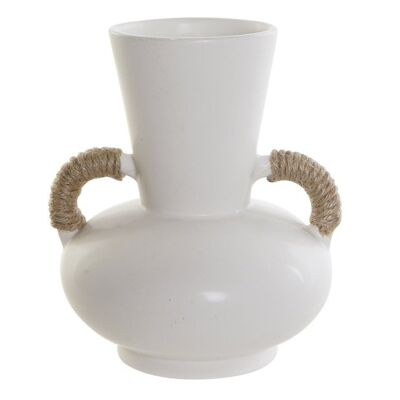 VASE CERAMIQUE 15,5X15X18,5 BLANC JR191341