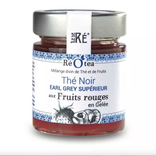 Thé Noir Earl Grey supérieur aux Fruits Rouges en gelée