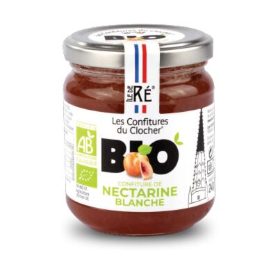 Confiture de Nectarine blanche BIO