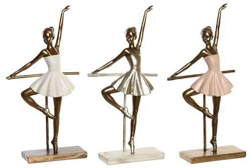 FIGURA RESINA 17X7,5X33 BAILARINA 3 SURT. FD205487