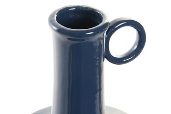 VASE CERAMIQUE 15X15X27 BLEU JR191347 2