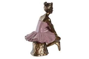 FIGURINE EN RÉSINE 12X9.5X15.5 DANSEUSE 2 ASSORTIMENTS. FD205489 3