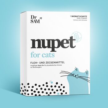 Nupet Cat - Spot On contre les tiques