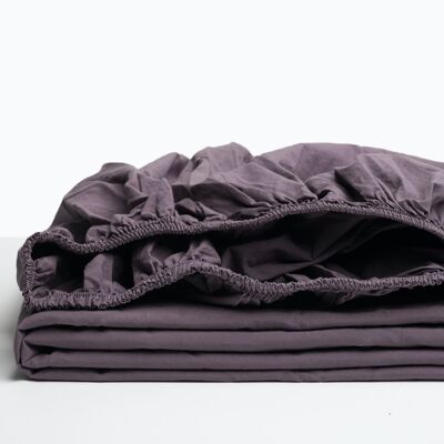 Plum Fitted Sheet