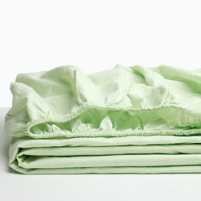 Soft Green Fitted Sheet