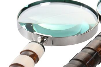 LOUPE EN VERRE EN OS 10X2.5X23 GROSSISSEMENT X3 2 ASSORTIMENTS. DH185794 3