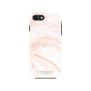Coque de portable coquillage pastel - iPhone 7 / 8 / SE (2020) (GLOSSY) 2