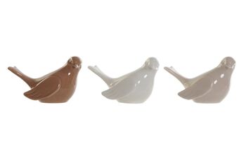 FIGURE PORCELAINE 13.3X6.6X8.4 OISEAU 3 ASSORTIMENTS. RF178258 1