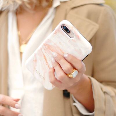 Custodia per telefono Seashell pastello - iPhone XR (MATTE)