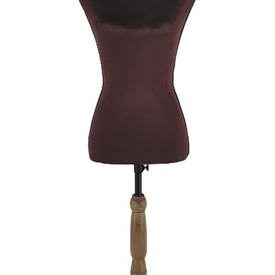 POLYESTER MANNEQUIN MDF 37X22,5X160 MAROON LD206241