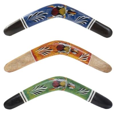 DEKORATION ALBASIA 40X2X10 40CM BOOMERANG 3 SORTIERT. DH185886