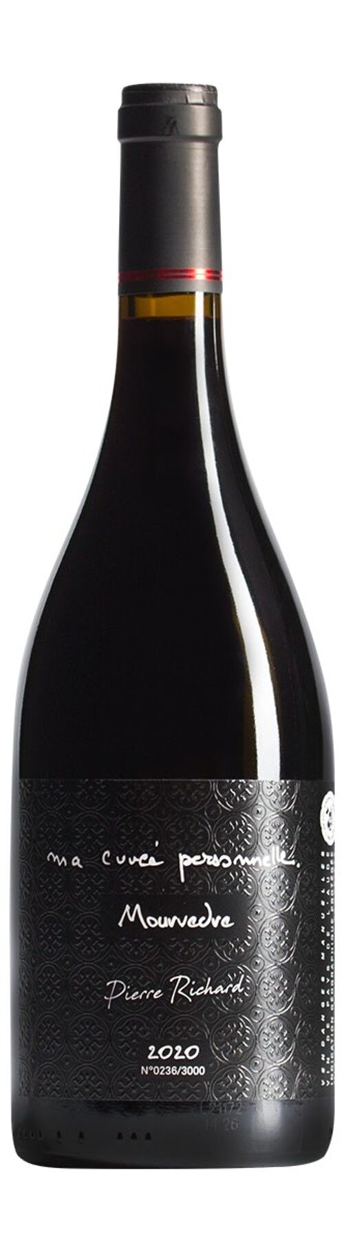 Vin Rouge Ma cuvée personnelle Mourvèdre 2019-Vins Pierre Richard-Vin de pays d’Aude