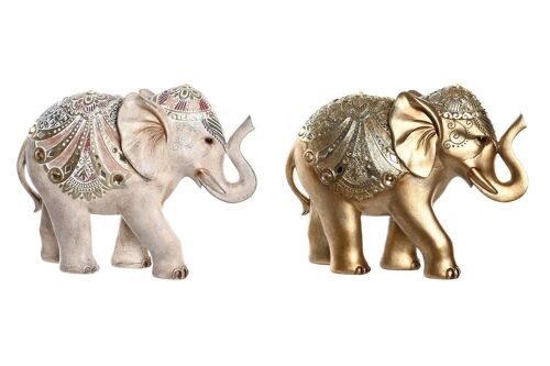 FIGURA RESINA 30X9,5X23,5 ELEFANTE 2 SURT. FD205587