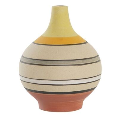 KERAMIKVASE 15X15X19 SENF JR203578