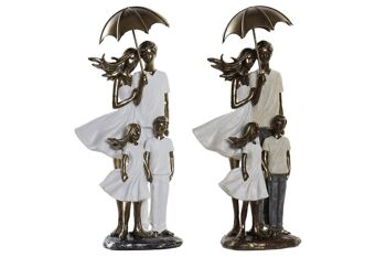 FIGURINE EN RÉSINE 11X9X32 FAMILLE 2 ASSORTIMENT. RF181338 1