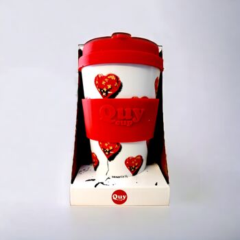 Tasse de Voyage Banksy en RPET de 400 ml - Cuore Fasciato 3