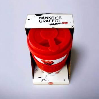 Tasse de Voyage Banksy en RPET de 400 ml - Cuore Fasciato 4