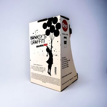 Tasse de Voyage Banksy en RPET de 400 ml - Cuore Fasciato 5