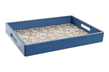 PLATEAU DÉCORATION MDF 40X29X5 BLEU LD191111 3