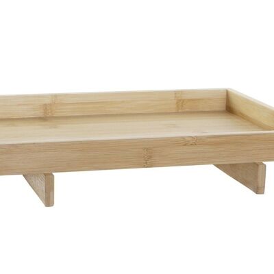 WOODEN TRAY 35X25X6 NATURAL LD191266