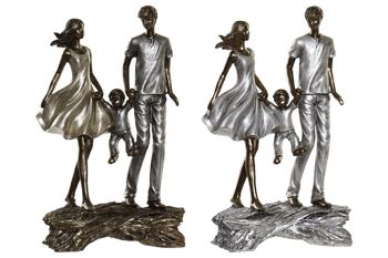 FIGURINE EN RÉSINE 17X7X28 FAMILLE 2 ASSORTIMENT. RF181339 1