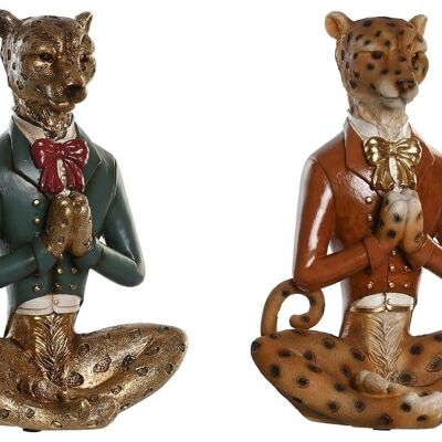 FIGURE IN RESINA 16X9,5X23 LEOPARDO 2 ASSORTIMENTI. FD205598