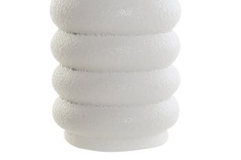 VASE CERAMIQUE 11,5X9X19 BLANC LD191278 3