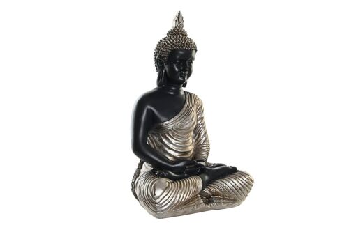 FIGURA RESINA 31X22X49 BUDA DORADO FD202642