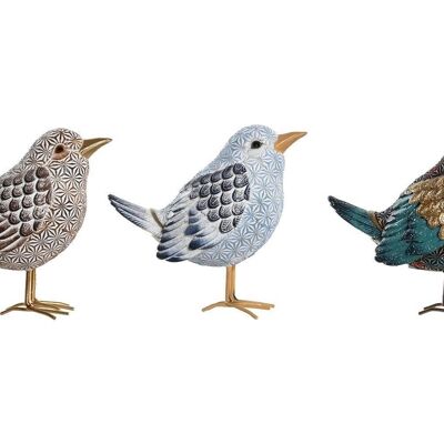 RESIN FIGURE 14.5X7.5X13.5 BIRD 3 ASSORTMENTS. FD205601