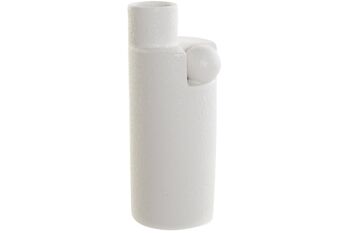 VASE CERAMIQUE 9,5X8X20 BLANC LD191281 1