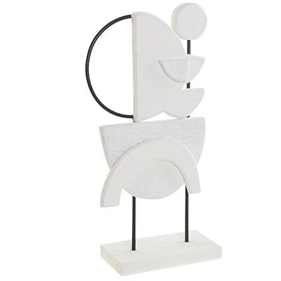 FIGURA MDF 16X7X30,5 BIANCO LD191284