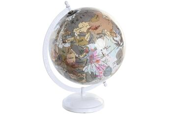 GLOBE TERRAQUEO PVC ALUMINIUM 22X20X28 MULTICOLORE DH205562 1