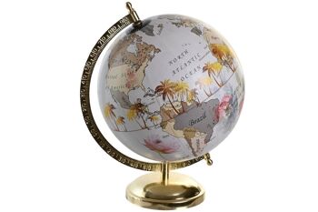 GLOBE TERRAQUEO PVC ALUMINIUM 23X20X28 MULTICOLORE DH205563 1