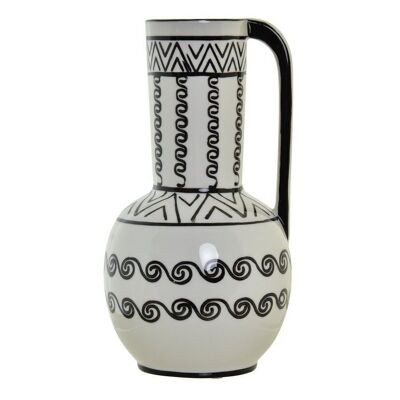 PORZELLANVASE 15X15X28 WEISS JR194627