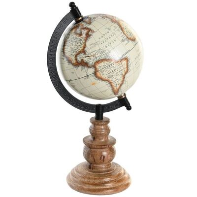 GLOBE MANICO IN PVC 14X12X28 MARRONE DH205565