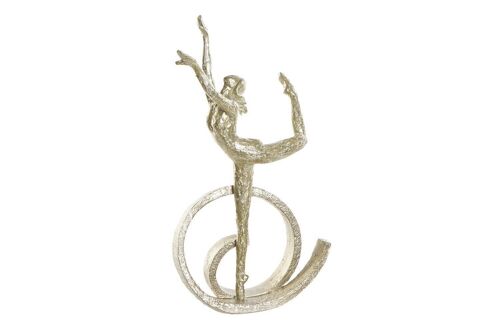 FIGURA RESINA 25X12,5X42,5 BALLET DORADO FD189895