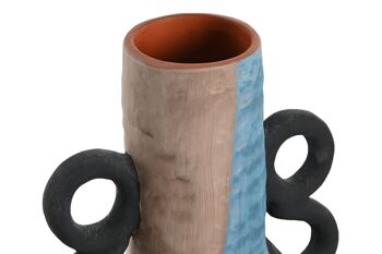 VASE TERRE CUITE 13X13X25,5 MULTICOLORE JR205078 2