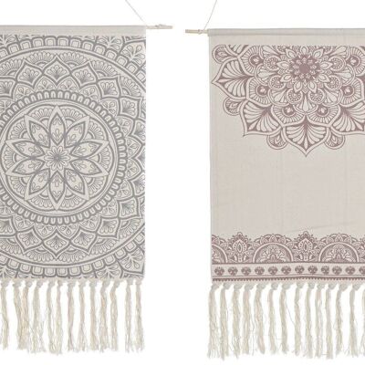DECORACION COLGANTE ALGODON 50X1X70 FLECO 2 SURT. DH192406