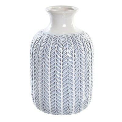 PORCELAIN VASE 16X16X25 BLUE JR195067