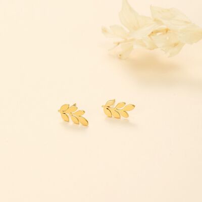 Boucles d'oreilles feuilles