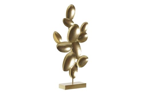 DECORACION METAL 29,8X8,3X59,7 ABSTRACTO DORADO DH193485