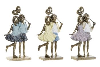 FIGURINE EN RÉSINE 10X5X20 GOLDEN BROTHERS 3 ASSORTIMENTS. FD189907 1