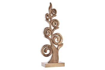 DÉCORATION ACACIA 18X9,5X38 ARBRE NATUREL MARRON FD195452 1